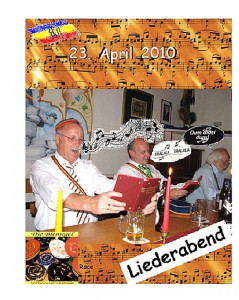 Liederabend Plakat